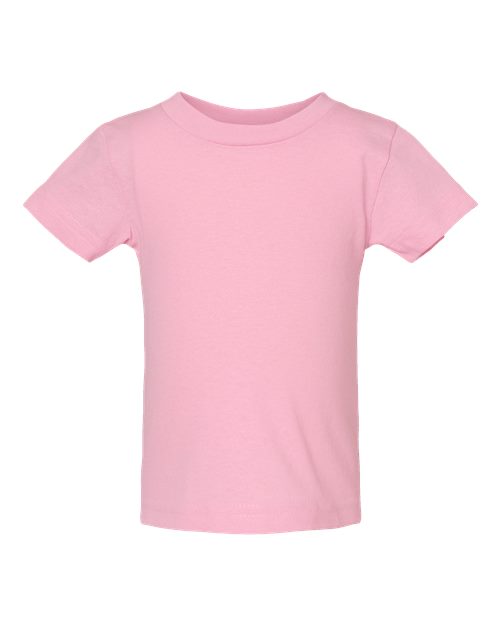 Rabbit Skins 3401 Infant Cotton Jersey Tee - Pink - front