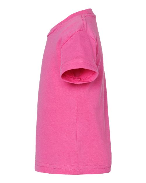 Rabbit Skins 3401 Infant Cotton Jersey Tee - Raspberry - side