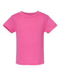 Rabbit Skins 3401 Infant Cotton Jersey Tee - Raspberry - front