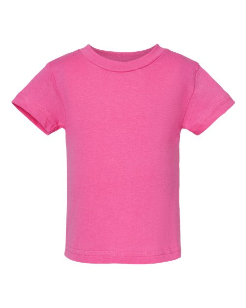 Rabbit Skins 3401 Infant Cotton Jersey Tee - Raspberry - front