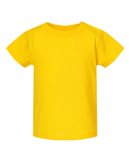 Rabbit Skins 3401 Infant Cotton Jersey Tee - Yellow - front
