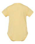 Rabbit Skins 4400 Infant Baby Rib Bodysuit - Banana - back