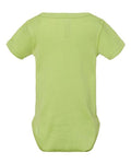 Rabbit Skins 4400 Infant Baby Rib Bodysuit - Key Lime - back