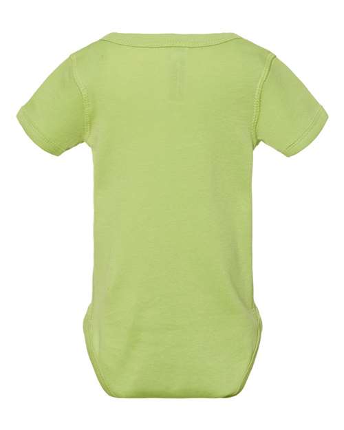 Rabbit Skins 4400 Infant Baby Rib Bodysuit - Key Lime - back