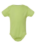Rabbit Skins 4400 Infant Baby Rib Bodysuit - Key Lime - front