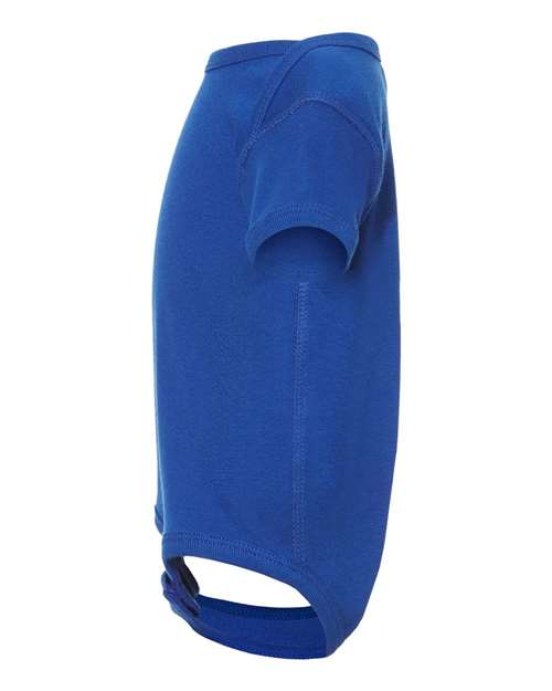 Rabbit Skins 4400 Infant Baby Rib Bodysuit - Royal - side