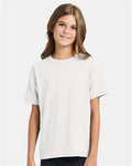 Hanes 5370 Youth EcoSmart T-Shirt - White - model front