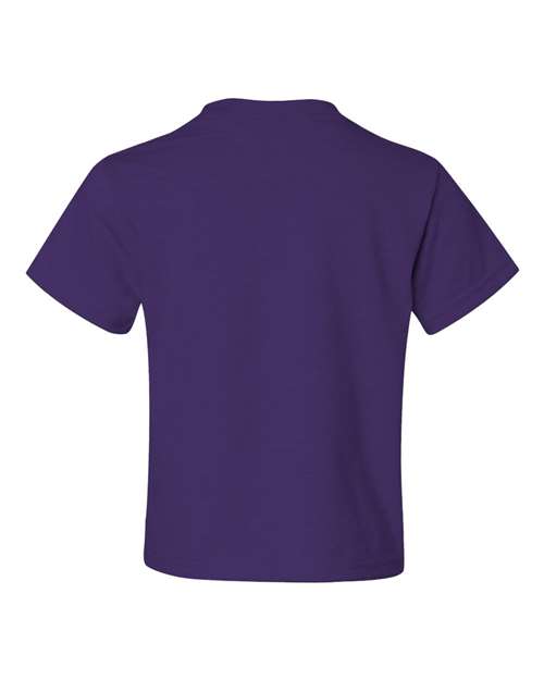Jerzees 29BR Youth Dri-Power 50/50 T-Shirt - Deep Purple - back