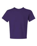 Jerzees 29BR Youth Dri-Power 50/50 T-Shirt - Deep Purple - front