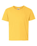 Jerzees 29BR Youth Dri-Power 50/50 T-Shirt - Island Yellow - front