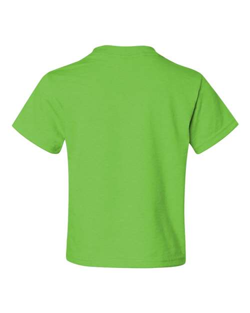 Jerzees 29BR Youth Dri-Power 50/50 T-Shirt - Kiwi - back