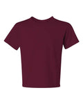 Jerzees 29BR Youth Dri-Power 50/50 T-Shirt - Maroon - front