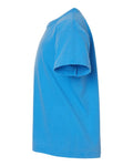 Comfort Colors 9018 Youth Garment-Dyed Heavyweight T-Shirt - Royal Caribe - side