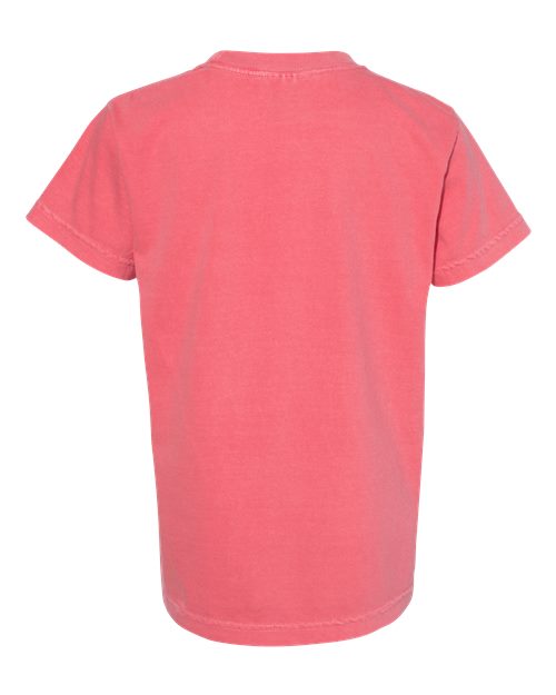 Comfort Colors 9018 Youth Garment-Dyed Heavyweight T-Shirt - Watermelon - back