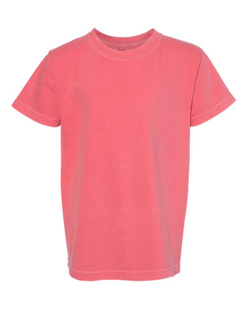 Comfort Colors 9018 Youth Garment-Dyed Heavyweight T-Shirt - Watermelon - front