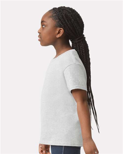 Gildan 2000B Youth Ultra Cotton T-Shirt - Ash - model side