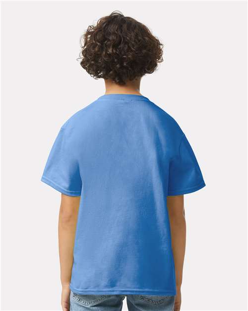 Gildan 2000B Youth Ultra Cotton T-Shirt - Iris - model back