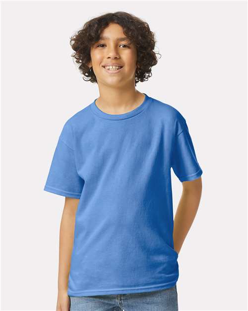 Gildan 2000B Youth Ultra Cotton T-Shirt - Iris - model front