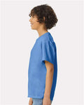 Gildan 2000B Youth Ultra Cotton T-Shirt - Iris - model side