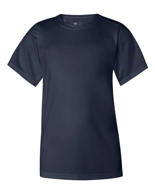 Badger 2120 Youth B-Core T-Shirt - Navy - front