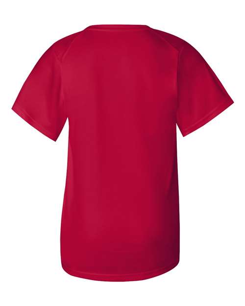Badger 2120 Youth B-Core T-Shirt - Red - back