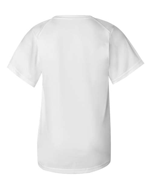 Badger 2120 Youth B-Core T-Shirt - White - back