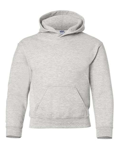 Gildan 18500B Youth Heavy Blend Hooded Sweatshirt - Ash - front