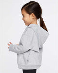 Rabbit Skins 3326 Toddler Pullover Fleece Hoodie - Heather - model side