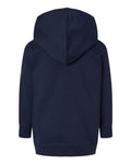 Rabbit Skins 3326 Toddler Pullover Fleece Hoodie - Navy - back