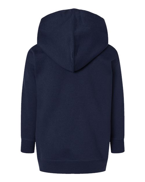 Rabbit Skins 3326 Toddler Pullover Fleece Hoodie - Navy - back