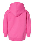 Rabbit Skins 3326 Toddler Pullover Fleece Hoodie - Raspberry - back