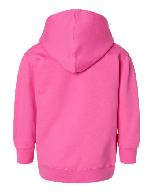 Rabbit Skins 3326 Toddler Pullover Fleece Hoodie - Raspberry - back
