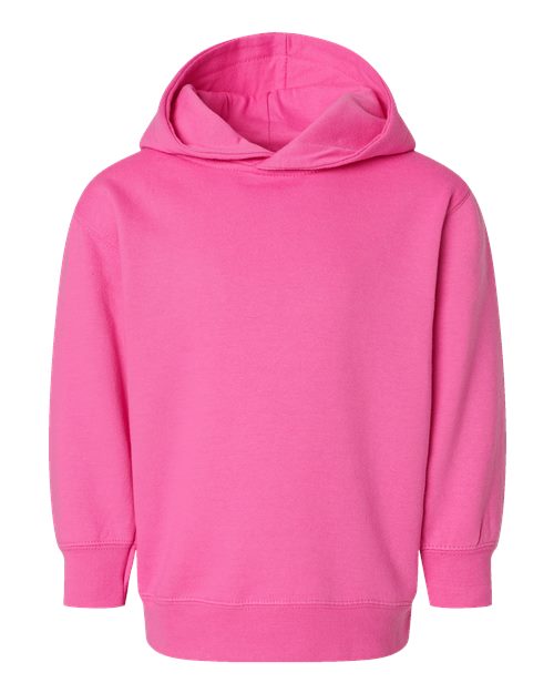 Rabbit Skins 3326 Toddler Pullover Fleece Hoodie - Raspberry - front