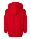 Rabbit Skins 3326 Toddler Pullover Fleece Hoodie - Red - back