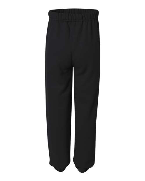 Jerzees 973BR Youth NuBlend Sweatpants - Black - back