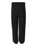 Jerzees 973BR Youth NuBlend Sweatpants - Black - front