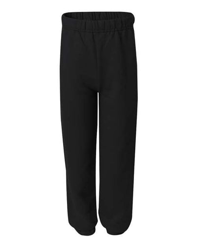 Jerzees 973BR Youth NuBlend Sweatpants - Black - front