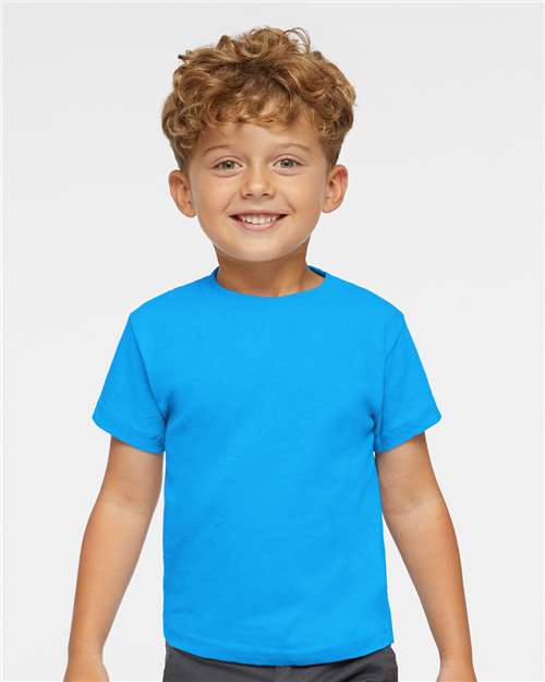 Rabbit Skins 3301J Youth Juvy T-Shirt - Turquoise - model front