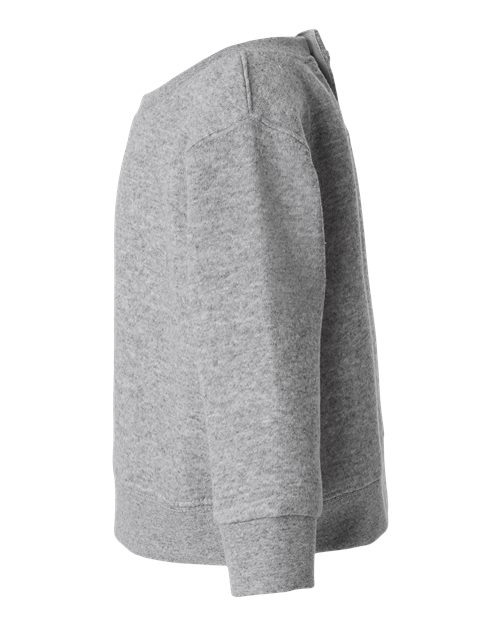 Rabbit Skins 3417 Infant Crewneck Sweatshirt - Heather - side