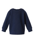 Rabbit Skins 3417 Infant Crewneck Sweatshirt - Navy - front