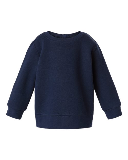 Rabbit Skins 3417 Infant Crewneck Sweatshirt - Navy - front