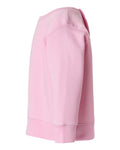 Rabbit Skins 3417 Infant Crewneck Sweatshirt - Pink - side