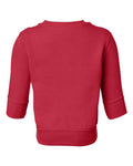 Rabbit Skins 3417 Infant Crewneck Sweatshirt - Red - back