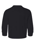 Jerzees 29BLR Youth Dri-Power Long Sleeve 50/50 T-Shirt - Black - back