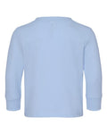 Rabbit Skins 3311 Toddler Cotton Jersey Long Sleeve Tee - Light Blue - back
