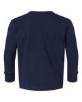 Rabbit Skins 3311 Toddler Cotton Jersey Long Sleeve Tee - Navy - back