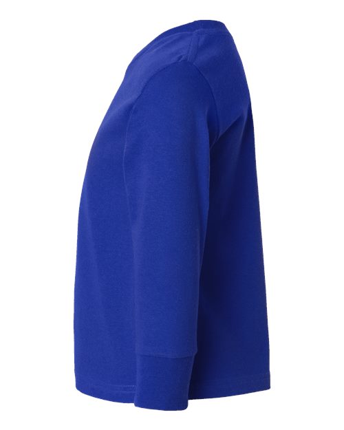 Rabbit Skins 3311 Toddler Cotton Jersey Long Sleeve Tee - Royal - side