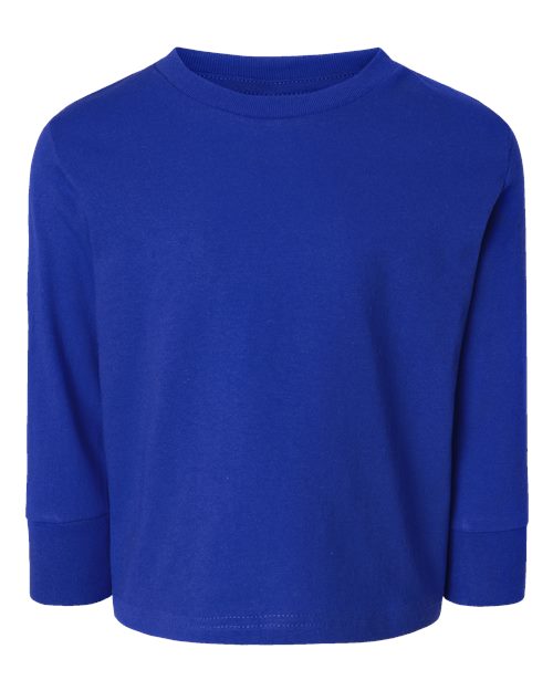 Rabbit Skins 3311 Toddler Cotton Jersey Long Sleeve Tee - Royal - front