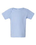 Rabbit Skins 3400 Infant Baby Rib Tee - Light Blue - front
