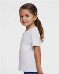 Rabbit Skins 3301T Toddler Cotton Jersey Tee - Ash - model side